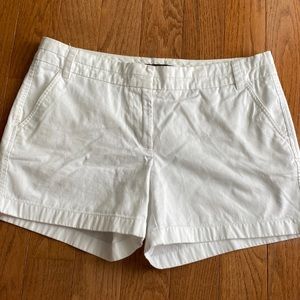 White jcrew chino shorts Sz 12.